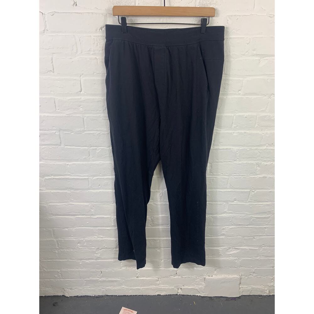 Lululemon Women's Pull-On Straight Leg Sweatpants Elastic Waist Black Size M